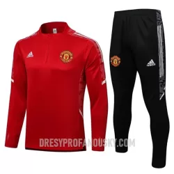 Levné Dětský Manchester United Champions League Tréninkový Mikina Soupravy Čtvrt-Zip 2022-23 Červená Bílá Levné Dětský Manchester United Champions League Tréninkový Mikina Soupravy Čtvrt-Zip 2022-23 Červená Bílá