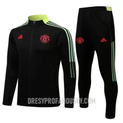 Levné Dětský Manchester United Teplákové Soupravy 2022-23 Černá Žlutá Levné Dětský Manchester United Teplákové Soupravy 2022-23 Černá Žlutá