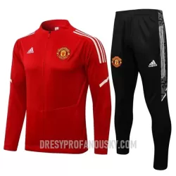Levné Dětský Manchester United Teplákové Soupravy 2022-23 Červená Bílá Levné Dětský Manchester United Teplákové Soupravy 2022-23 Červená Bílá