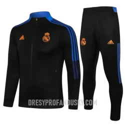 Levné Dětský Real Madrid Teplákové Soupravy 2022-23 Černá Modrá Levné Dětský Real Madrid Teplákové Soupravy 2022-23 Černá Modrá
