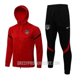 Levné Mužský Atlético Madrid Tréninkový Bunda Kapucí Soupravy 2022-23 Červená Levné Mužský Atlético Madrid Tréninkový Bunda Kapucí Soupravy 2022-23 Červená