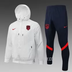 Levné Mužský Atlético Madrid Tréninkový Windrunner Soupravy 2022-23 Bílá Levné Mužský Atlético Madrid Tréninkový Windrunner Soupravy 2022-23 Bílá