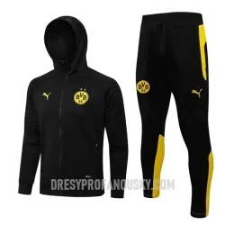 Levné Mužský BVB Borussia Dortmund Tréninkový Bunda Kapucí Soupravy 2022-23 Černá Levné Mužský BVB Borussia Dortmund Tréninkový Bunda Kapucí Soupravy 2022-23 Černá