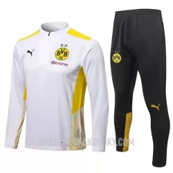 Levné Mužský BVB Borussia Dortmund Tréninkový Mikina Soupravy Čtvrt-Zip 2022-23 Bílá Levné Mužský BVB Borussia Dortmund Tréninkový Mikina Soupravy Čtvrt-Zip 2022-23 Bílá
