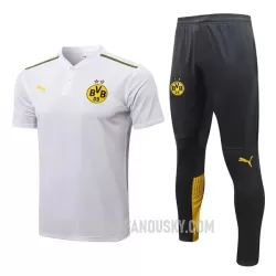 Levné Mužský BVB Borussia Dortmund Tréninkový Polokošile Soupravy 2022-23 Bílá Levné Mužský BVB Borussia Dortmund Tréninkový Polokošile Soupravy 2022-23 Bílá