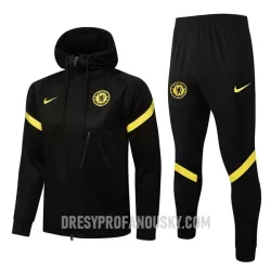 Levné Mužský Chelsea Tréninkový Bunda Kapucí Soupravy 2022-23 Černá Žlutá Levné Mužský Chelsea Tréninkový Bunda Kapucí Soupravy 2022-23 Černá Žlutá