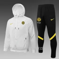 Levné Mužský Chelsea Tréninkový Windrunner Soupravy 2022-23 Bílá Levné Mužský Chelsea Tréninkový Windrunner Soupravy 2022-23 Bílá