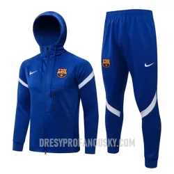 Levné Mužský FC Barcelona Tréninkový Bunda Kapucí Soupravy 2022-23 Modrá Levné Mužský FC Barcelona Tréninkový Bunda Kapucí Soupravy 2022-23 Modrá