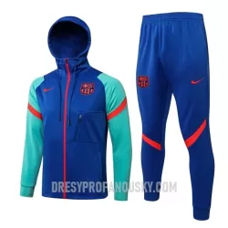 Levné Mužský FC Barcelona Tréninkový Bunda Kapucí Soupravy 2022-23 Modrá Zelená Levné Mužský FC Barcelona Tréninkový Bunda Kapucí Soupravy 2022-23 Modrá Zelená