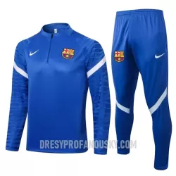 Levné Mužský FC Barcelona Tréninkový Mikina Soupravy Čtvrt-Zip 2022-23 Modrá Bílá Levné Mužský FC Barcelona Tréninkový Mikina Soupravy Čtvrt-Zip 2022-23 Modrá Bílá