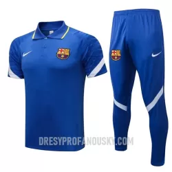 Levné Mužský FC Barcelona Tréninkový Polokošile Soupravy 2022-23 Modrá Levné Mužský FC Barcelona Tréninkový Polokošile Soupravy 2022-23 Modrá