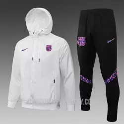 Levné Mužský FC Barcelona Tréninkový Windrunner Soupravy 2022-23 Bílá Levné Mužský FC Barcelona Tréninkový Windrunner Soupravy 2022-23 Bílá