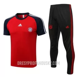 Levné Mužský FC Bayern Mnichov Tréninkový Dresy Soupravy 2022-23 Červená Modrá Levné Mužský FC Bayern Mnichov Tréninkový Dresy Soupravy 2022-23 Červená Modrá