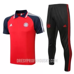 Levné Mužský FC Bayern Mnichov Tréninkový Polokošile Soupravy 2022-23 Červená Modrá Levné Mužský FC Bayern Mnichov Tréninkový Polokošile Soupravy 2022-23 Červená Modrá