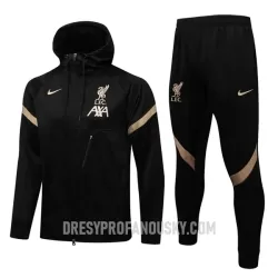 Levné Mužský Liverpool Tréninkový Bunda Kapucí Soupravy 2022-23 Černá Levné Mužský Liverpool Tréninkový Bunda Kapucí Soupravy 2022-23 Černá