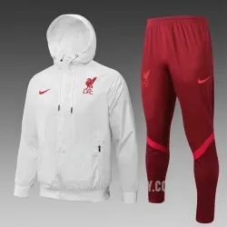 Levné Mužský Liverpool Tréninkový Windrunner Soupravy 2022-23 Bílá Levné Mužský Liverpool Tréninkový Windrunner Soupravy 2022-23 Bílá