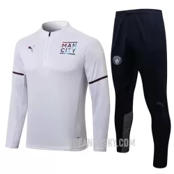Levné Mužský Manchester City Tréninkový Mikina Soupravy Čtvrt-Zip 2022-23 Bílá Levné Mužský Manchester City Tréninkový Mikina Soupravy Čtvrt-Zip 2022-23 Bílá