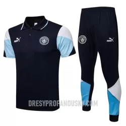 Levné Mužský Manchester City Tréninkový Polokošile Soupravy 2022-23 Modrá Levné Mužský Manchester City Tréninkový Polokošile Soupravy 2022-23 Modrá