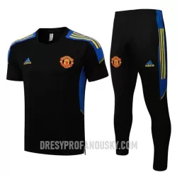 Levné Mužský Manchester United Champions League Tréninkový Dresy Soupravy 2022-23 Černá Žlutá Levné Mužský Manchester United Champions League Tréninkový Dresy Soupravy 2022-23 Černá Žlutá