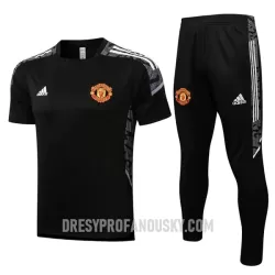 Levné Mužský Manchester United Champions League Tréninkový Dresy Soupravy 2022-23 Černobílá Levné Mužský Manchester United Champions League Tréninkový Dresy Soupravy 2022-23 Černobílá