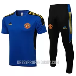 Levné Mužský Manchester United Champions League Tréninkový Dresy Soupravy 2022-23 Modrá Levné Mužský Manchester United Champions League Tréninkový Dresy Soupravy 2022-23 Modrá