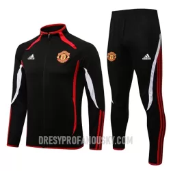Levné Mužský Manchester United Teplákové Soupravy 2022-23 Černobílá Levné Mužský Manchester United Teplákové Soupravy 2022-23 Černobílá