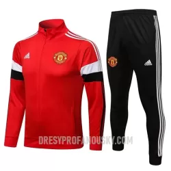 Levné Mužský Manchester United Teplákové Soupravy 2022-23 Červená Bílá Levné Mužský Manchester United Teplákové Soupravy 2022-23 Červená Bílá