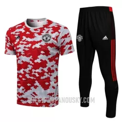 Levné Mužský Manchester United Tréninkový Dresy Soupravy 2022-23 Červená Bílá Levné Mužský Manchester United Tréninkový Dresy Soupravy 2022-23 Červená Bílá