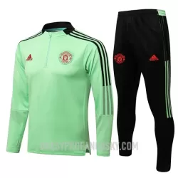 Levné Mužský Manchester United Tréninkový Mikina Soupravy Čtvrt-Zip 2022-23 Zelená Levné Mužský Manchester United Tréninkový Mikina Soupravy Čtvrt-Zip 2022-23 Zelená
