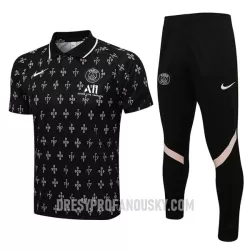 Levné Mužský Paris Saint-Germain Tréninkový Polokošile Soupravy 2022-23 Černá Levné Mužský Paris Saint-Germain Tréninkový Polokošile Soupravy 2022-23 Černá