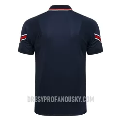 Levné Mužský Paris Saint-Germain Tréninkový Polokošile Soupravy 2022-23 Modrá