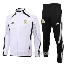 Levné Mužský Real Madrid Teplákové Soupravy 2022-23 Bílá Černá Levné Mužský Real Madrid Teplákové Soupravy 2022-23 Bílá Černá