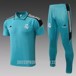 Levné Mužský Real Madrid Tréninkový Polokošile Soupravy 2022-23 Modrá Levné Mužský Real Madrid Tréninkový Polokošile Soupravy 2022-23 Modrá