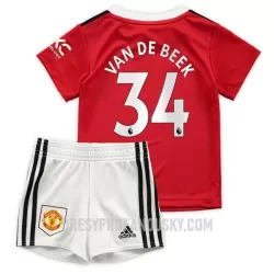 Levné Dětský Fotbalový Dres Manchester United Van De Beek 34 Domácí 2022-23 Levné Dětský Fotbalový Dres Manchester United Van De Beek 34 Domácí 2022-23