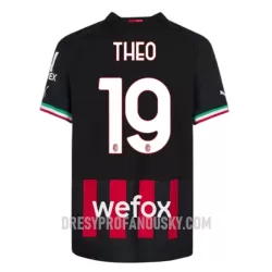 Levné Mužský Fotbalový Dres AC Milán Theo 19 Domácí 2022-23 Levné Mužský Fotbalový Dres AC Milán Theo 19 Domácí 2022-23