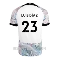 Levné Mužský Fotbalový Dres Liverpool Luis Diaz 23 Venkovní 2022-23 Levné Mužský Fotbalový Dres Liverpool Luis Diaz 23 Venkovní 2022-23