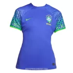 Levné Dámský Fotbalový Dres Brazílie Venkovní Mistrovství Světa 2022