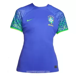 Levné Dámský Fotbalový Dres Brazílie Venkovní Mistrovství Světa 2022 Levné Dámský Fotbalový Dres Brazílie Venkovní Mistrovství Světa 2022