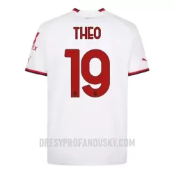 Levné Mužský Fotbalový Dres AC Milán Theo 19 Venkovní 2022-23 Levné Mužský Fotbalový Dres AC Milán Theo 19 Venkovní 2022-23