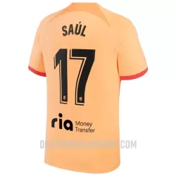 Levné Mužský Fotbalový Dres Atlético Madrid Saul 17 Alternativní 2022-23 Levné Mužský Fotbalový Dres Atlético Madrid Saul 17 Alternativní 2022-23
