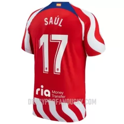 Levné Mužský Fotbalový Dres Atlético Madrid Saul 17 Domácí 2022-23 Levné Mužský Fotbalový Dres Atlético Madrid Saul 17 Domácí 2022-23