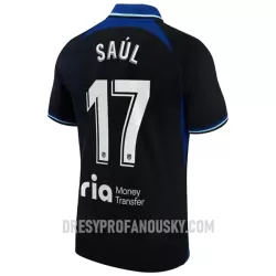 Levné Mužský Fotbalový Dres Atlético Madrid Saul 17 Venkovní 2022-23 Levné Mužský Fotbalový Dres Atlético Madrid Saul 17 Venkovní 2022-23
