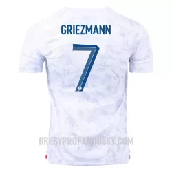 Levné Mužský Fotbalový Dres Francie Griezmann 7 Venkovní Mistrovství Světa 2022 Levné Mužský Fotbalový Dres Francie Griezmann 7 Venkovní Mistrovství Světa 2022