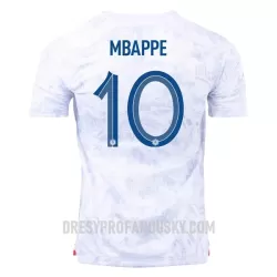 Levné Mužský Fotbalový Dres Francie Mbappé 10 Venkovní Mistrovství Světa 2022 Levné Mužský Fotbalový Dres Francie Mbappé 10 Venkovní Mistrovství Světa 2022