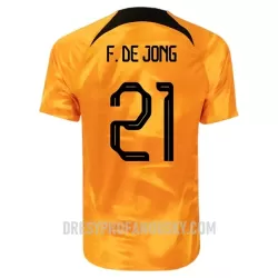 Levné Mužský Fotbalový Dres Nizozemsko Frenkie de Jong 21 Domácí Mistrovství Světa 2022 Levné Mužský Fotbalový Dres Nizozemsko Frenkie de Jong 21 Domácí Mistrovství Světa 2022
