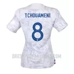Levné Dámský Fotbalový Dres Francie Aurelien Tchouameni 8 Venkovní Mistrovství Světa 2022