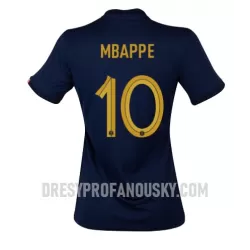 Levné Dámský Fotbalový Dres Francie Kylian Mbappé 10 Domácí Mistrovství Světa 2022 Levné Dámský Fotbalový Dres Francie Kylian Mbappé 10 Domácí Mistrovství Světa 2022