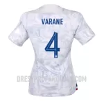 Levné Dámský Fotbalový Dres Francie Raphael Varane 4 Venkovní Mistrovství Světa 2022