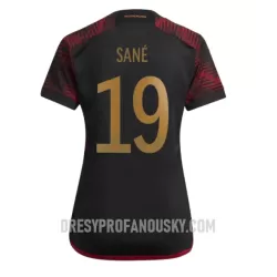Levné Dámský Fotbalový Dres Německo Leroy Sane 19 Venkovní Mistrovství Světa 2022 Levné Dámský Fotbalový Dres Německo Leroy Sane 19 Venkovní Mistrovství Světa 2022