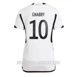 Levné Dámský Fotbalový Dres Německo Serge Gnabry 10 Domácí Mistrovství Světa 2022 Levné Dámský Fotbalový Dres Německo Serge Gnabry 10 Domácí Mistrovství Světa 2022